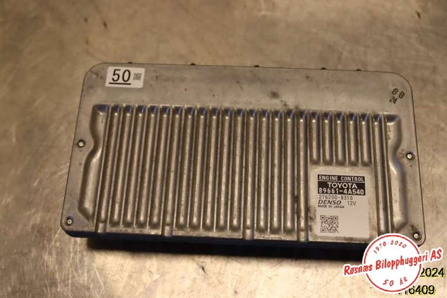 Styreenhet motor til Toyota RAV4 2016-2019 (Type IV, Fase 2)  (TOYOTA|89661-4A540|)