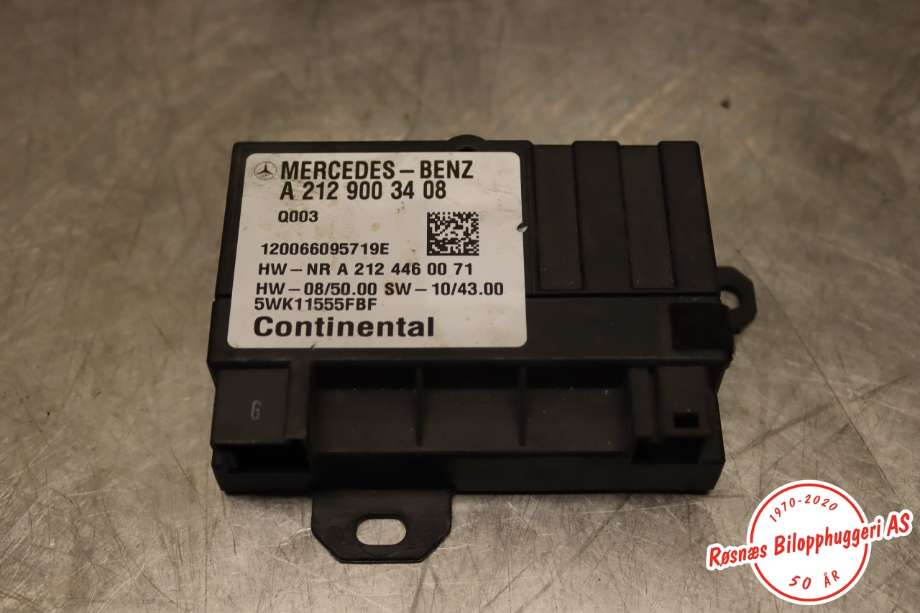 Styreenhet drivstoffpumpe til Mercedes C-Klasse, 2011-2014 (Fase 2) (W204) (W204) (MERCEDES|A 212 900 34 08)
