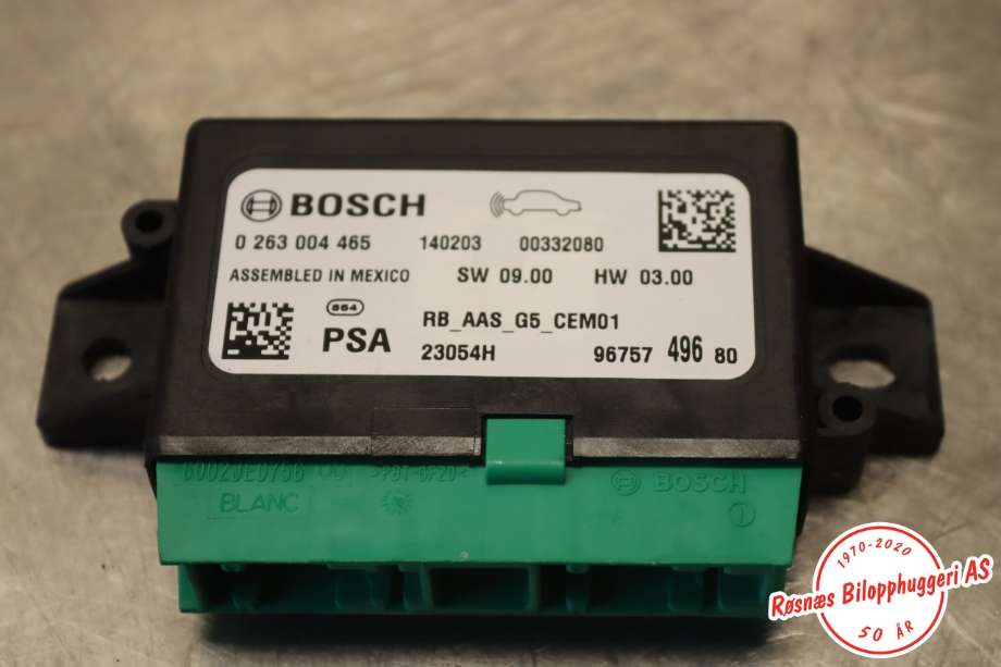 Styreenhet parkering til Peugeot 308, 2013-2021 (Type II)  (PEUGEOT|9675749680)