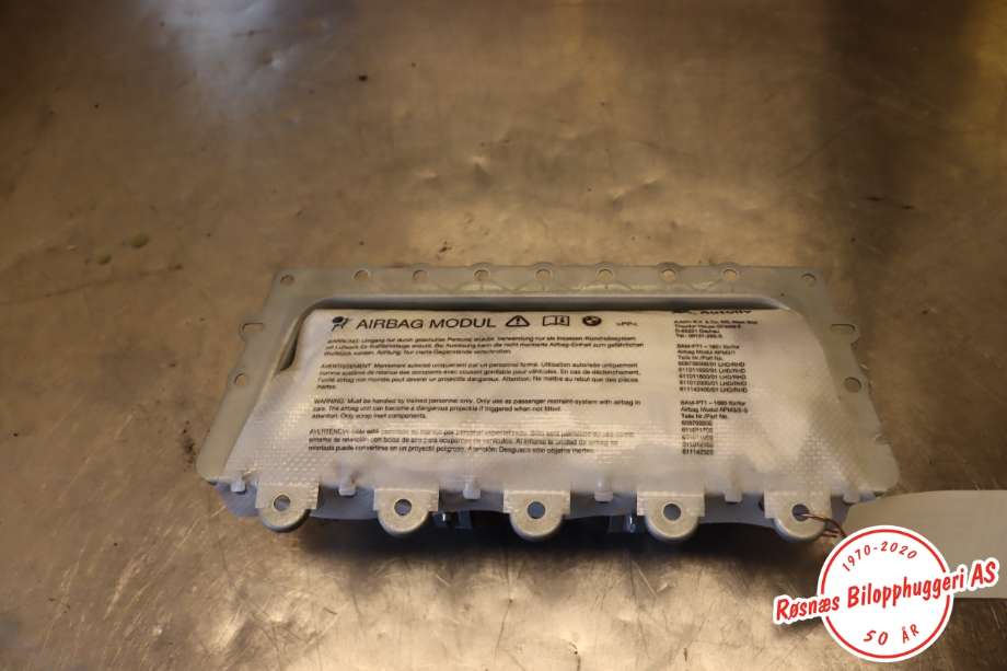 Airbag passasjer til BMW 5-Serie, 2010-2017 (F10/F11) (F10/F11) (BMW|39923039801)