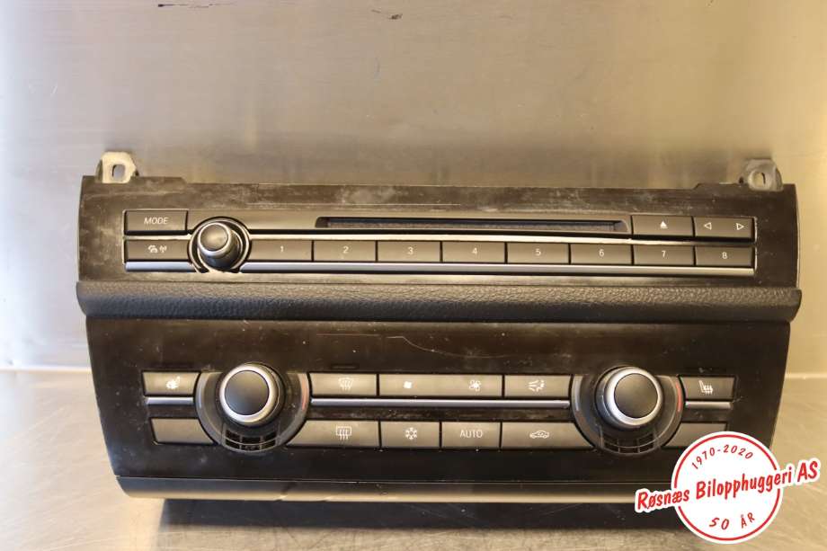 Varmeapparat betjening til BMW 5-Serie, 2010-2017 (F10/F11) (F10/F11) (BMW|9249708-01)