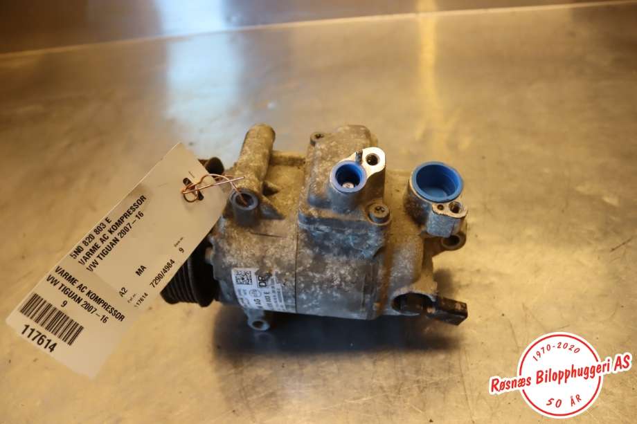 Aircondition kompressor til VW Tiguan 2007-2011 (Type I, Fase 1)  (5N0 820 803 E|)