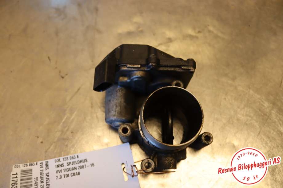 Spjeldhus til VW Tiguan 2007-2011 (Type I, Fase 1)  (VOLKSWAGEN|03L 128 063 E|)
