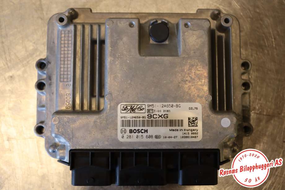 Styreenhet motor til Ford Focus, 2008-2010 (Type II, Fase 2) (FORD|9M51-12A650-BG)