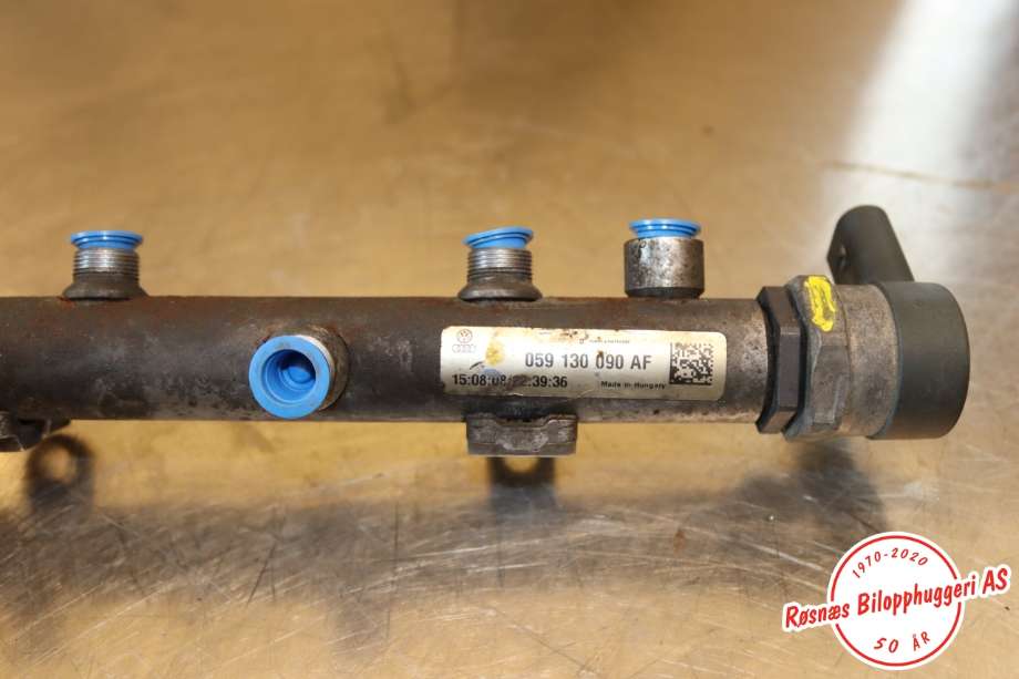 Dyseskinne (fuelrail) til Audi A6 2008-2011 (Type III, Fase 2) (C6) (C6) (AUDI||059130090AF)