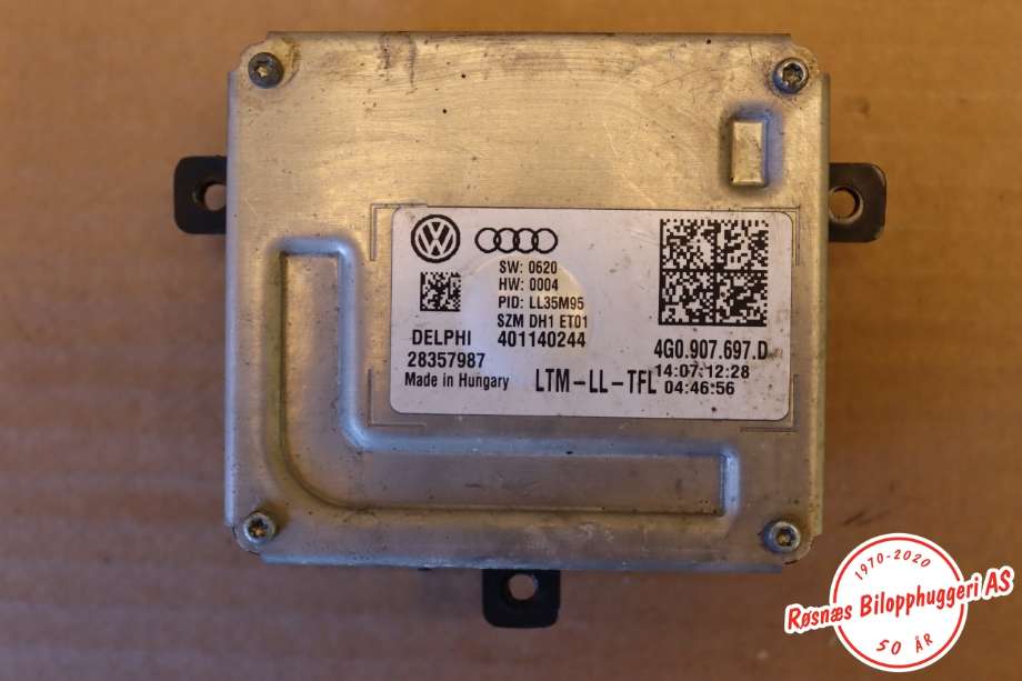 Styreenhet xenon/ballast til Audi A6, 2011-2014 (Type IV, Fase 1) (C7) (C7) (AUDI|)