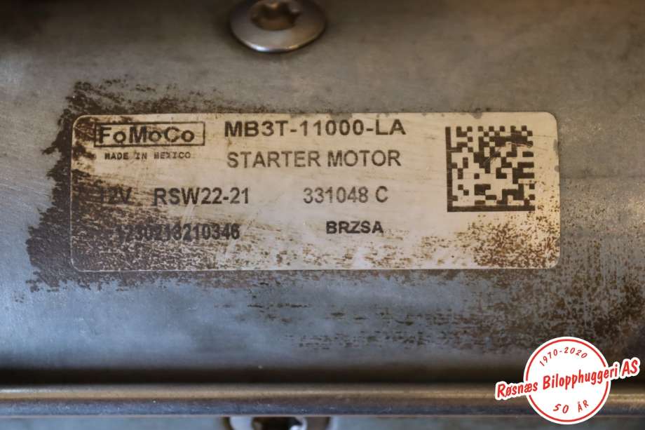 Starter diesel til VW Amarok 2022-->> (Type II)  (VOLKSWAGEN||MB3T-11000-LA)