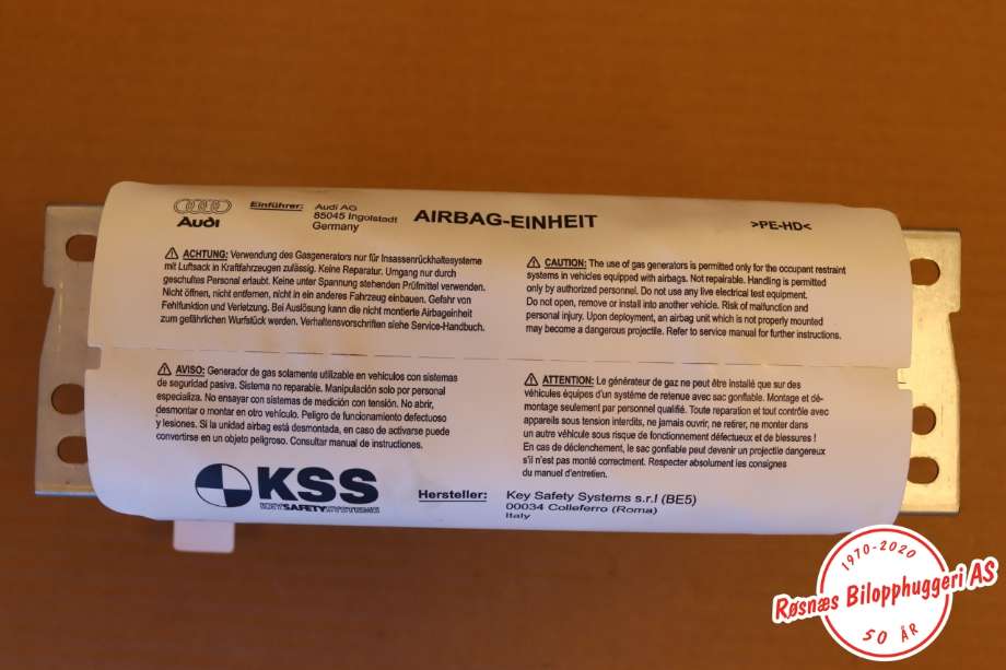 Airbag passasjer til Audi A5, 2007-2016 (Type I) (AUDI|)