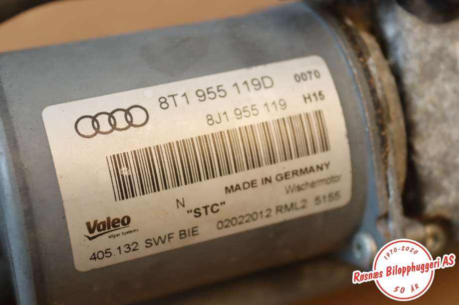 Viskermotor frontrute til Audi A5 2007-2016 (Type I)  (AUDI||8T1955119D)