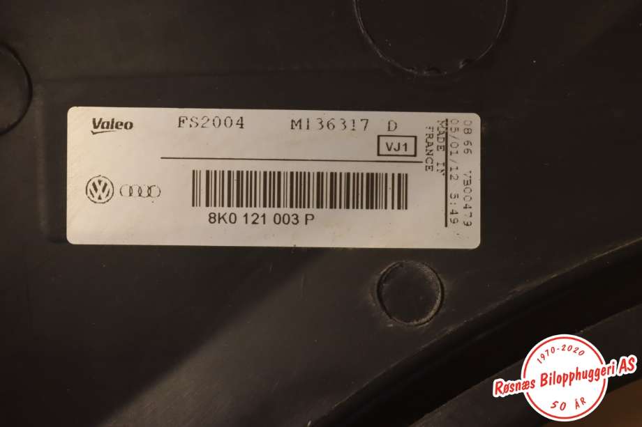 Kjølevifte til Audi A5 2007-2016 (Type I) (AUDI||8K0121003P)