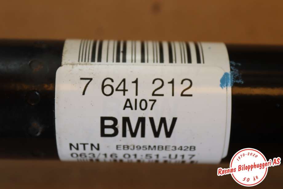 Drivaksel høyre bak, elbil til BMW i3 2013-2022  (BMW||7641212)