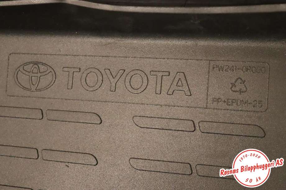 Bagasjerom teppe/gulvplate til Toyota RAV4 2016-2019 (Type IV, Fase 2)  (TOYOTA|)