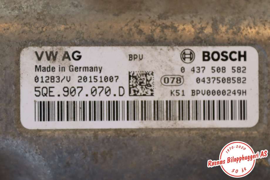 Inverter elbil til VW e-Golf 2014-2017 (Fase 1)  (VOLKSWAGEN||5QE 907 070 D)