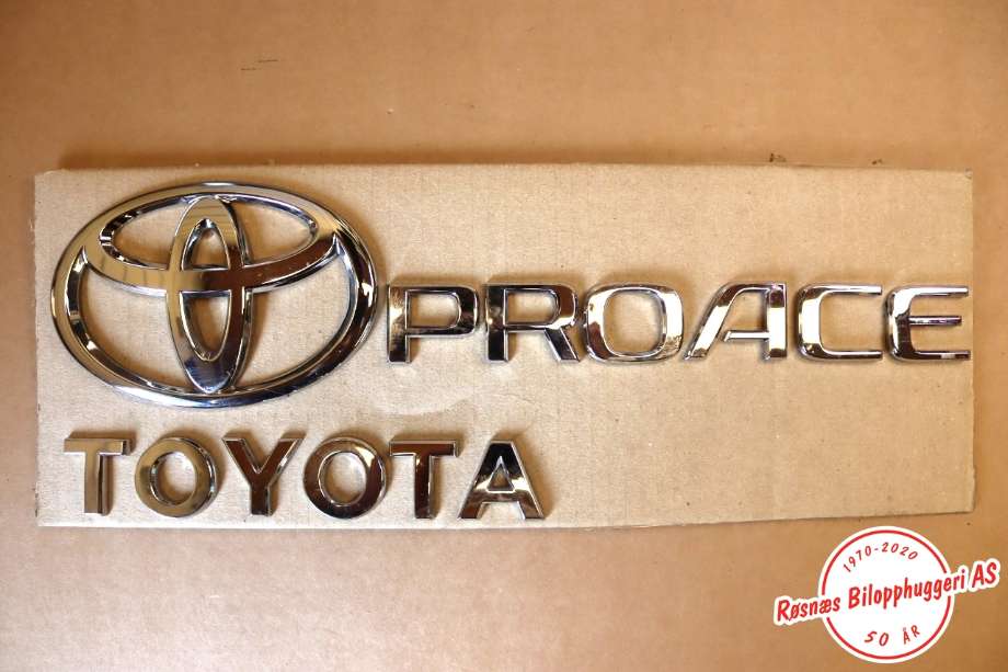 Emblem til Toyota Proace, 2016-->> (Type II) (TOYOTA|)