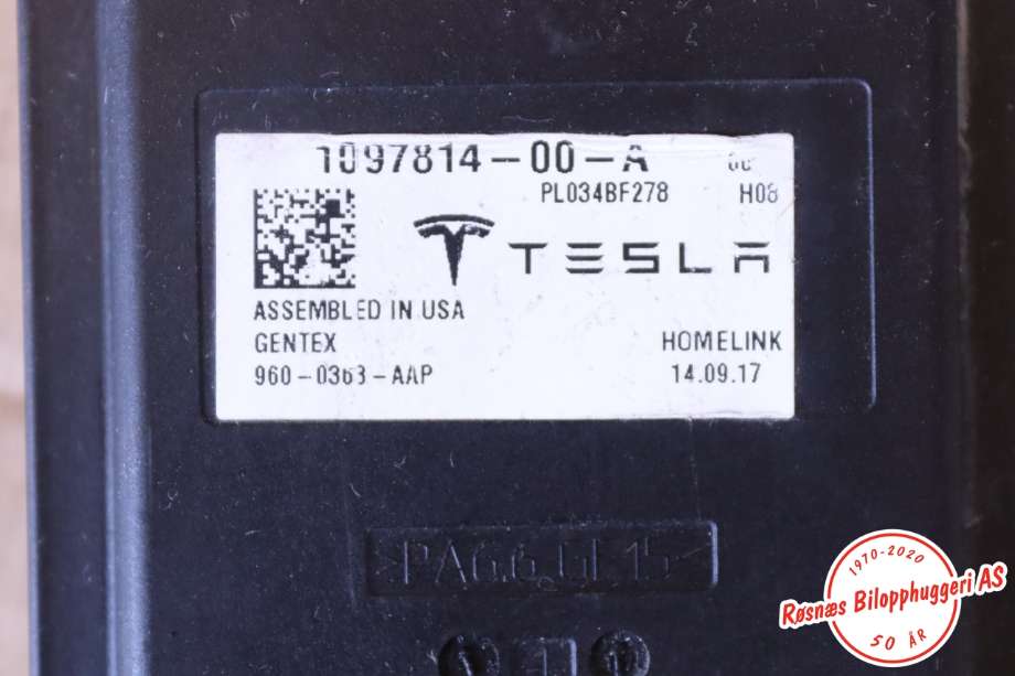 Styreenhet diverse til Tesla Model S 2016-2021 (Fase 2) (TESLA||1097814-00-A)