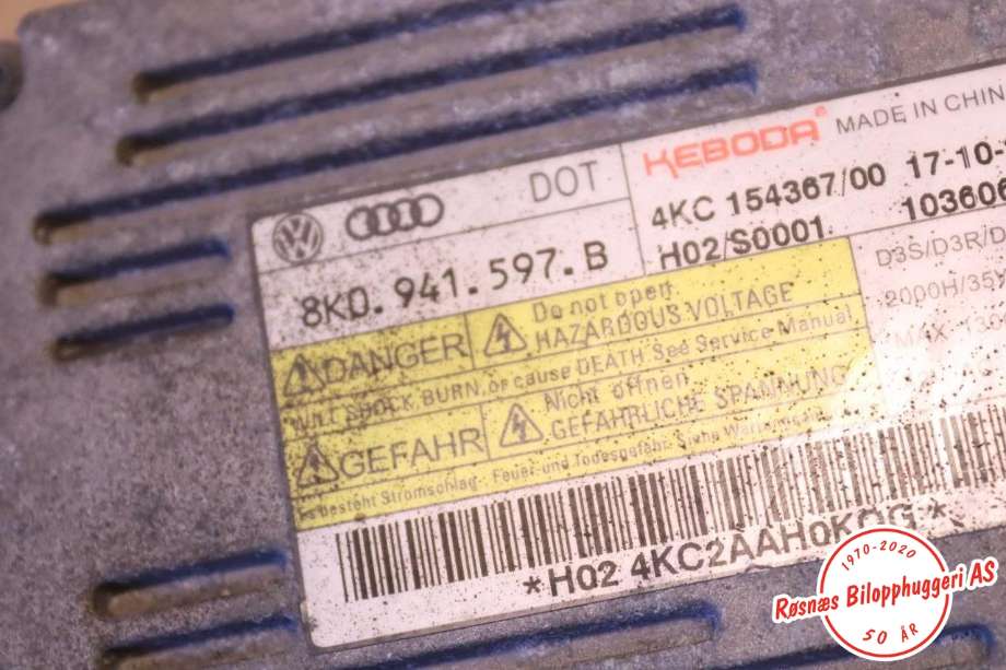 Styreenhet xenon/ballast til VW Passat 2011-2015 (B7) (B7) (VOLKSWAGEN||8K0941597B)
