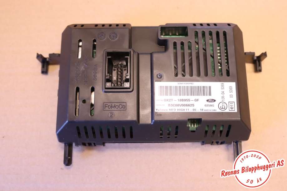 Multimedia display (MCU - Media Controller Unit) til Ford Transit Connect 2018-->> Type II, Fase 2  (FORD||GK2T-18B955-GF)