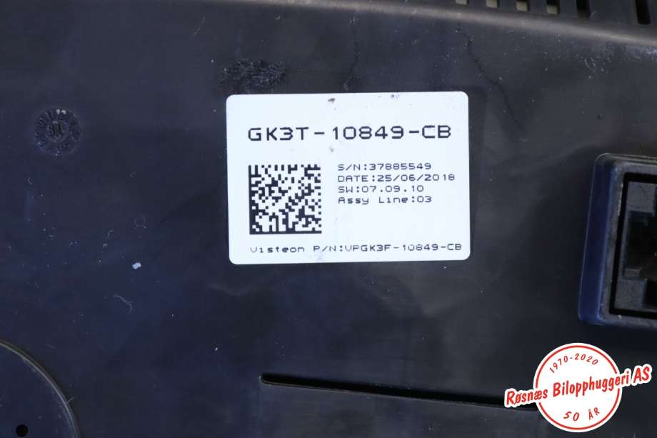 Speedometer til Ford Transit Connect 2018-->> Type II, Fase 2 (FORD||GK3T-10849-CB)