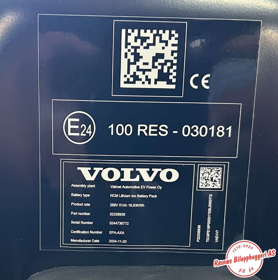 Batteripakke elbil til Volvo V90 / V90 CC / S90 2016-->>  (VOLVO||32336936)