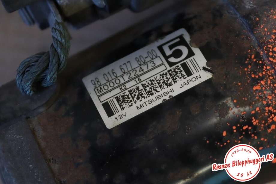 Starter diesel til Peugeot 207 2006-2012  (|9801667780-00)
