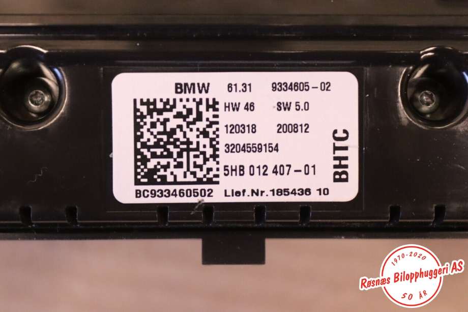 Varmeapparat betjening til Mini Countryman 2017-2023 (F60) (F60) (MINI||61319334605-02)