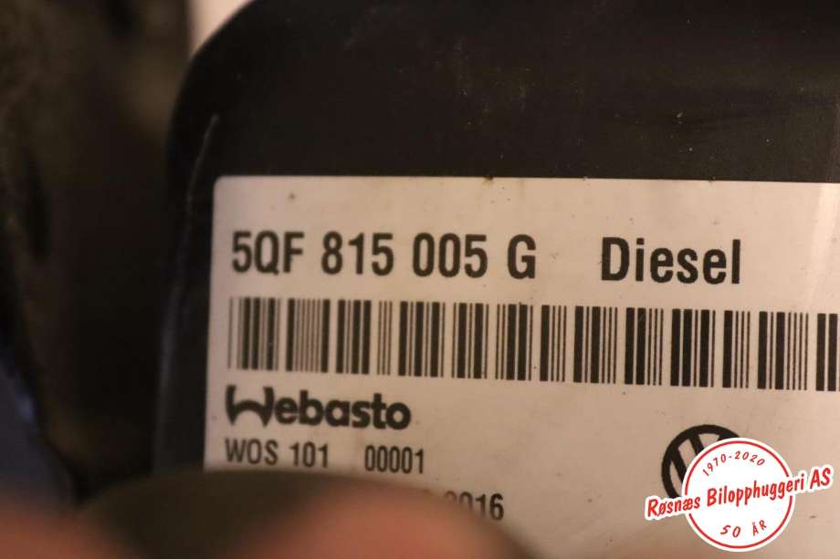 Dieselvarmer til VW Tiguan 2016-2020 (Type II, Fase 1) (VOLKSWAGEN||5QF815005G)