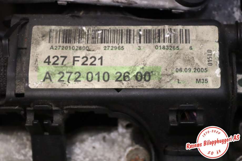 Motor bensin til Mercedes S-Klasse 2005-2013 (W221) (W221) (MERCEDES|M272.965|)