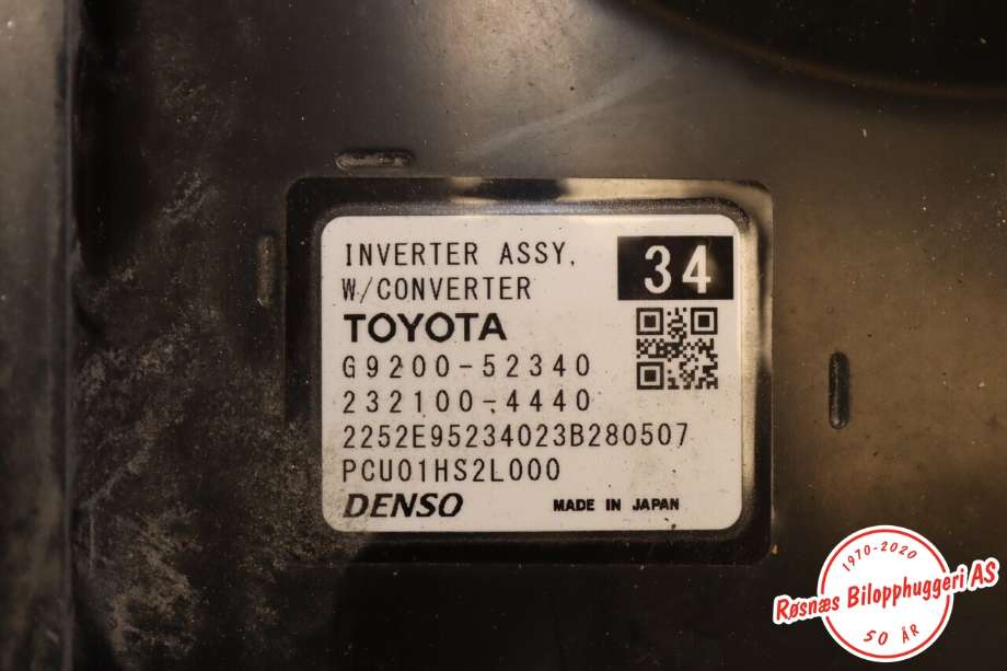 Inverter hybrid til Toyota Yaris Cross (SUV) 2021-->>  (TOYOTA||G9200-52340)