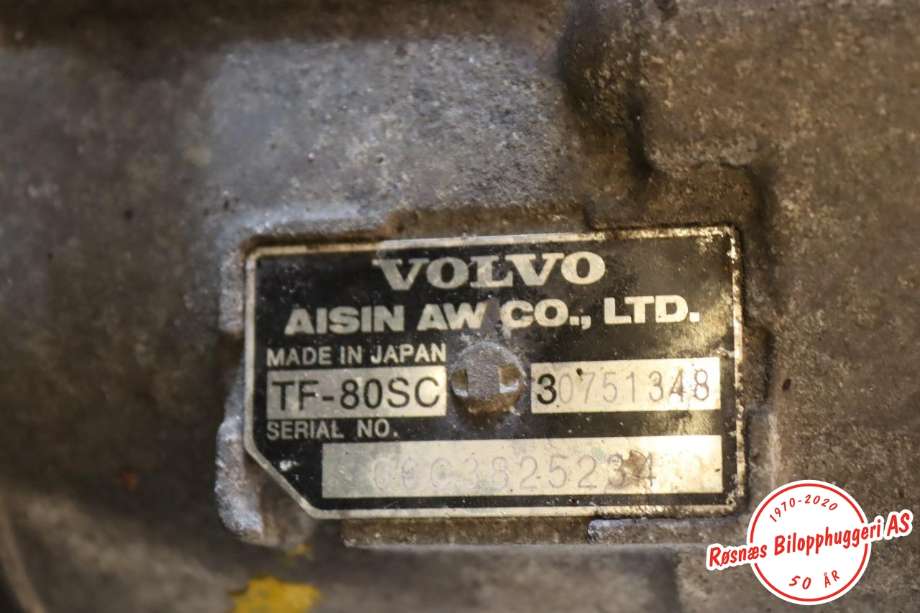 Girkasse automat til Volvo XC90 2007-2014 (Type I, Fase 2)  (VOLVO|36050456|)