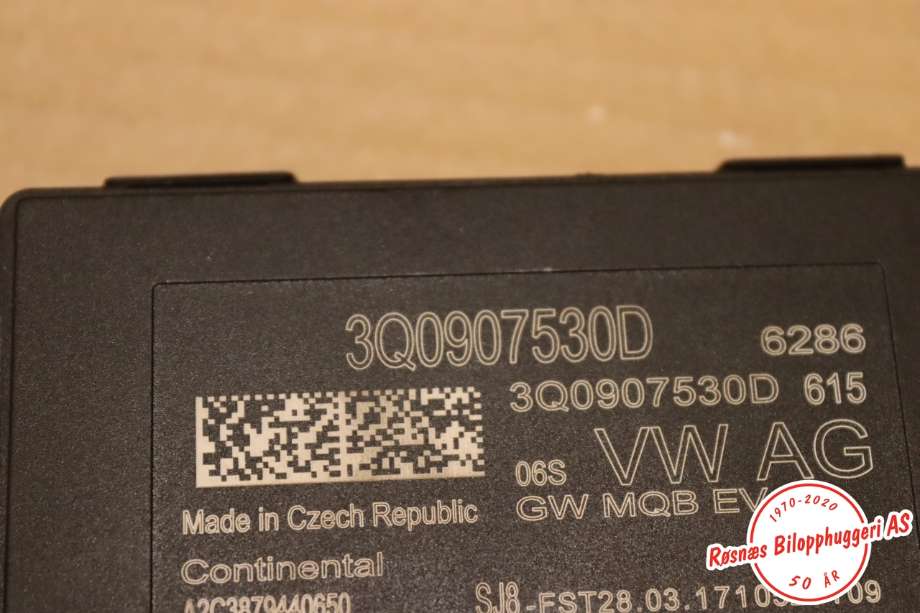 Styreenhet diverse til VW Passat 2015-2019 (Fase 1) (B8) (B8) (VOLKSWAGEN||3Q0907530D)