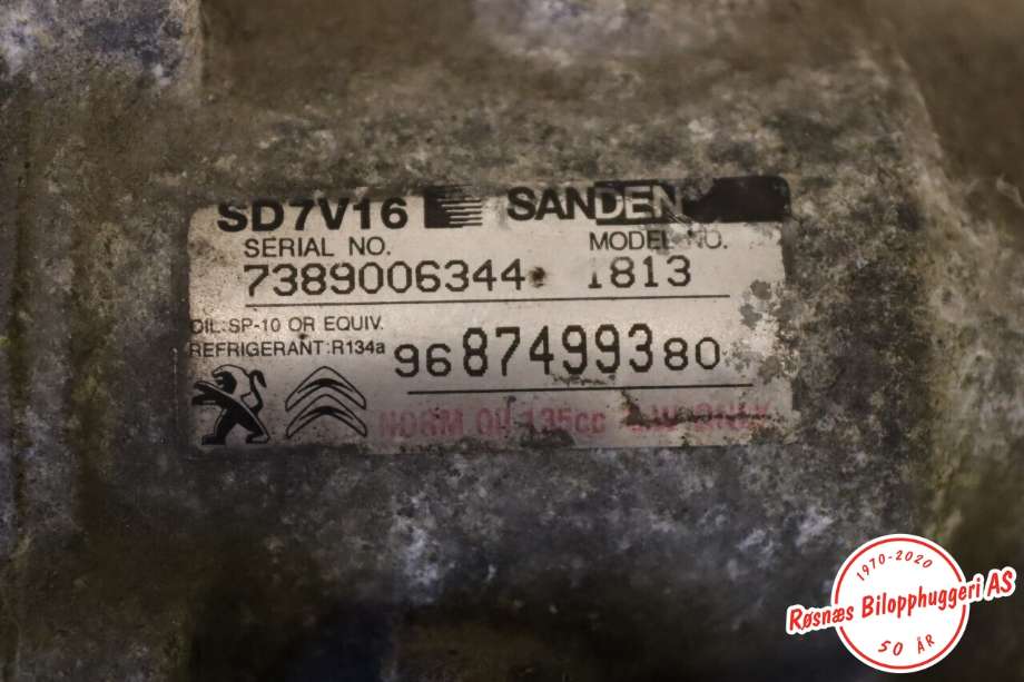 Aircondition kompressor til Toyota Proace 2013-2016 (Type I)  (TOYOTA||9687499380)