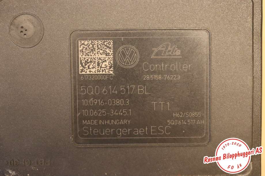 ABS sentral til VW Passat 2015-2019 (Fase 1) (B8) (B8) (VOLKSWAGEN||5Q0614517BL)