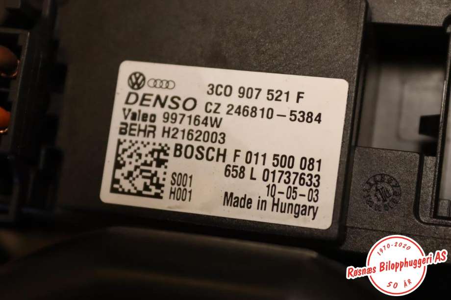 Varmeapparat motor til VW CC 2008-2012 (PASSAT CC) (PASSAT CC) (VOLKSWAGEN||3C1820015N)