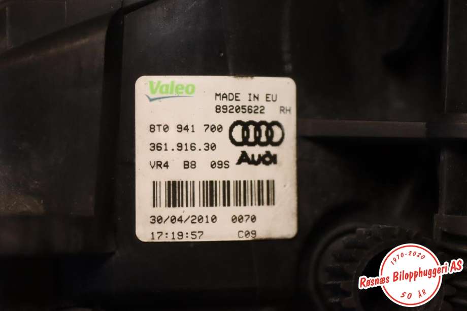 Tåkelykt høyre foran til VW CC 2008-2012 (PASSAT CC) (PASSAT CC) (VOLKSWAGEN||8T0941700)