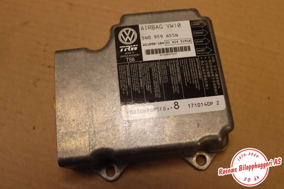 Airbag elektronikk til VW CC, 2008-2012 (PASSAT CC) (PASSAT CC) (VOLKSWAGEN|)