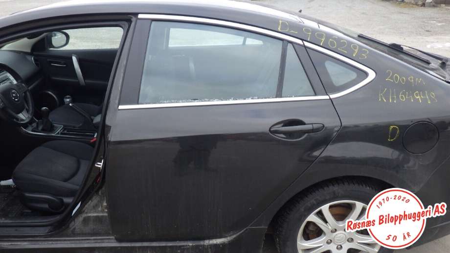 Dør venstre bak til Mazda 6, 2008-2010 (Type II, Fase 1) (MAZDA|GSYM7302XF)