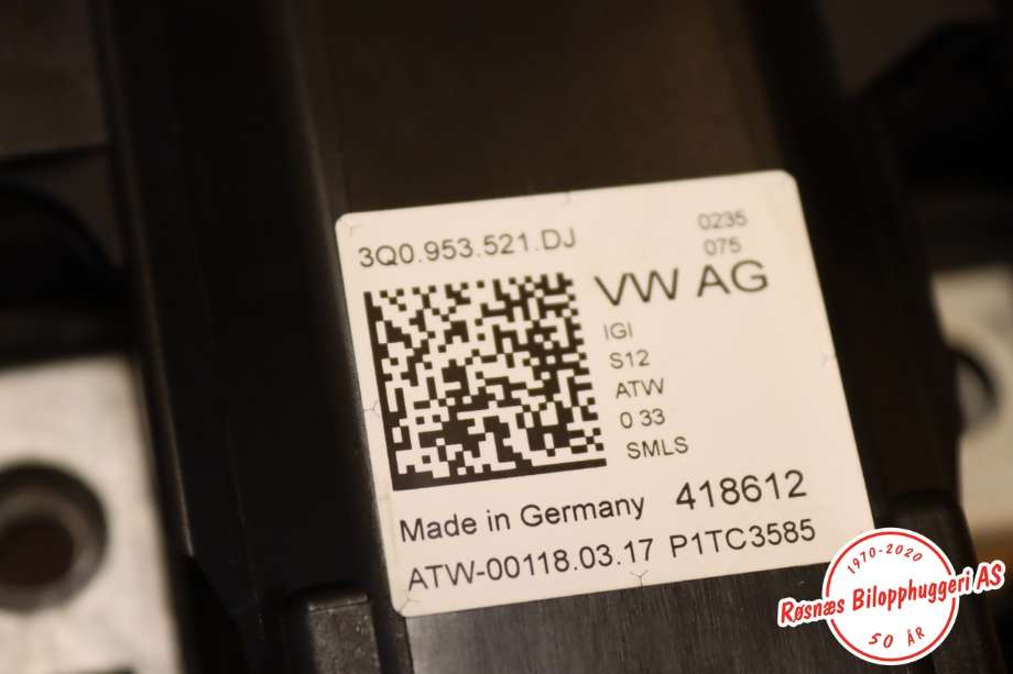 Bryter combi til VW Passat 2015-2019 (Fase 1) (B8) (B8) (VOLKSWAGEN||3Q0953521DJ)