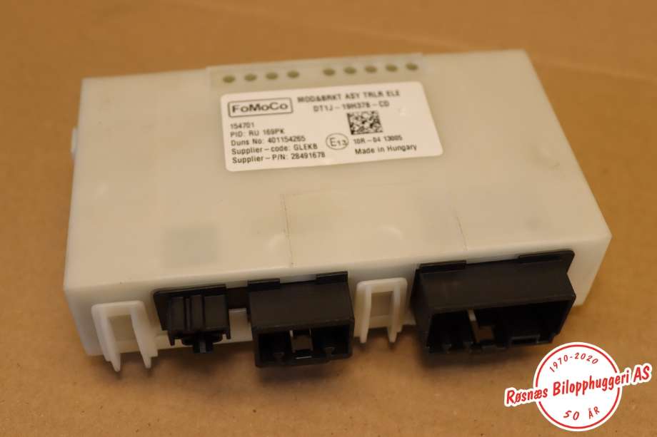 Styreenhet hengerfeste til Ford Transit Connect, 2013-2018 Type II, Fase 1  (FORD|)