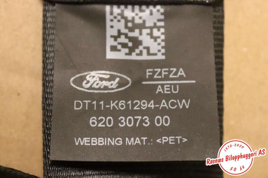 Sikkerhetsbelte foran høyre til Ford Transit Connect 2013-2018 Type II, Fase 1 (FORD||DT11-K61294-ACW)