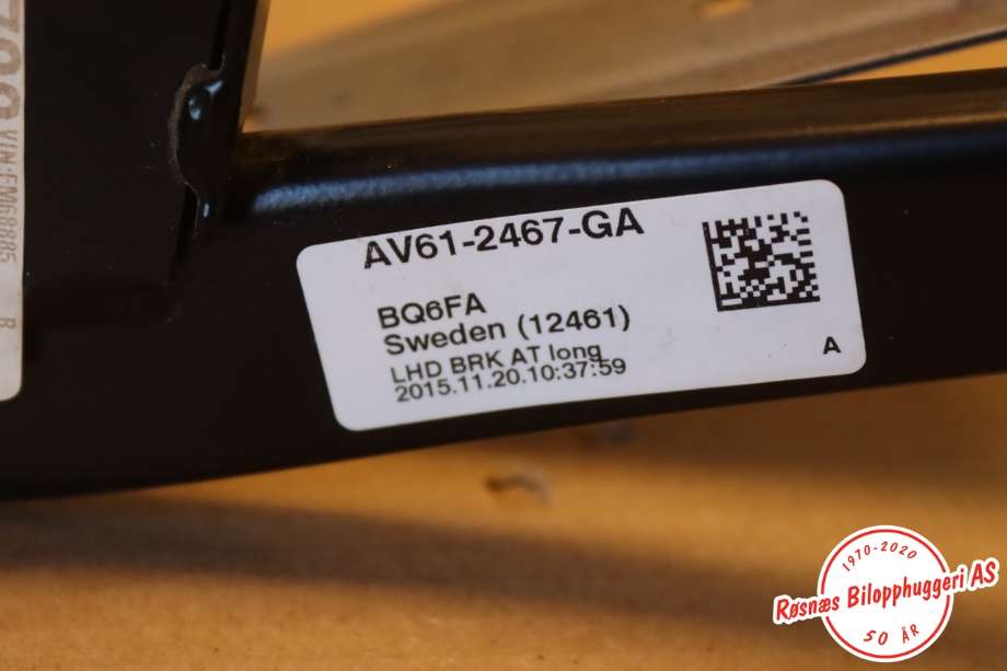 Pedal gass/brems/clutch til Ford Transit Connect 2013-2018 Type II, Fase 1  (FORD||AV61-2467-GA)
