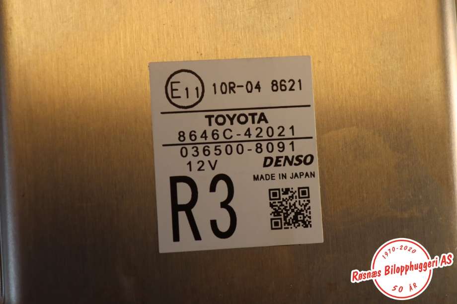 Kamera til Toyota RAV4 2016-2019 (Type IV, Fase 2) (TOYOTA||8646C-42021)