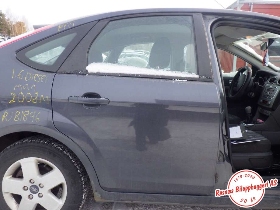 Dør høyre bak til Ford Focus, 2008-2010 (Type II, Fase 2)  (FORD|P8M51-A24630-AE)