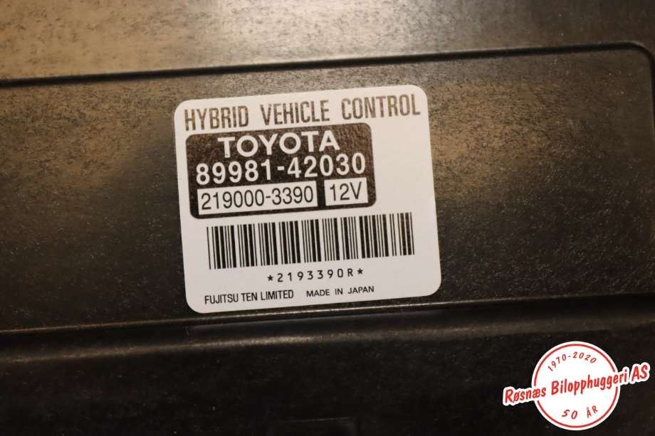 Styreenhet diverse til Toyota RAV4 2016-2019 (Type IV, Fase 2)  (TOYOTA||89981-42030)