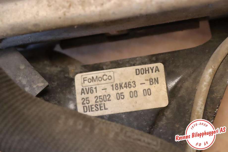 Dieselvarmer til Ford Transit Connect 2013-2018 Type II, Fase 1  (FORD|AV61-18K463-BP||AV61-18K463-BN)