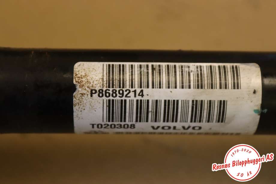 Drivaksel høyre foran til Volvo V70 2000-2004 (Type II, Fase 1)  (VOLVO||P8689214)