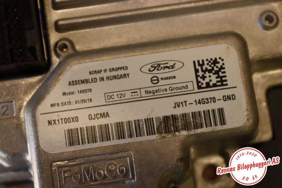 Styreenhet diverse til Ford Transit Custom 2013-2023 (Type I)  (FORD||JV1T-14G370-GND)