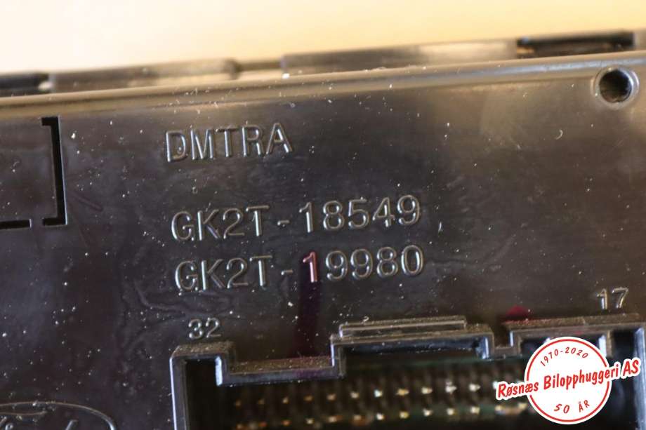 Varmeapparat betjening til Ford Transit Custom 2013-2023 (Type I)  (FORD||GK2T-19980)