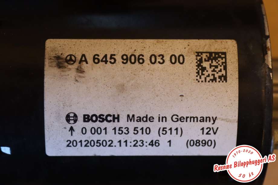Starter diesel til Mercedes B-Klasse 2011-2018 (W246) (W246) (MERCEDES||A6459060300)