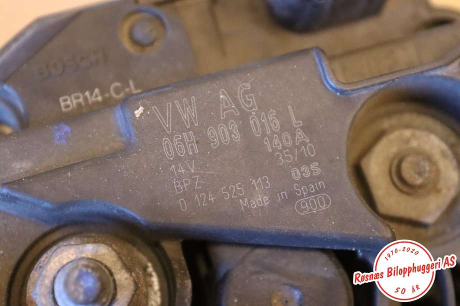 Dynamo til Audi A4 2007-2014 (Type IV) (B8) (B8) (AUDI||06H903015L)