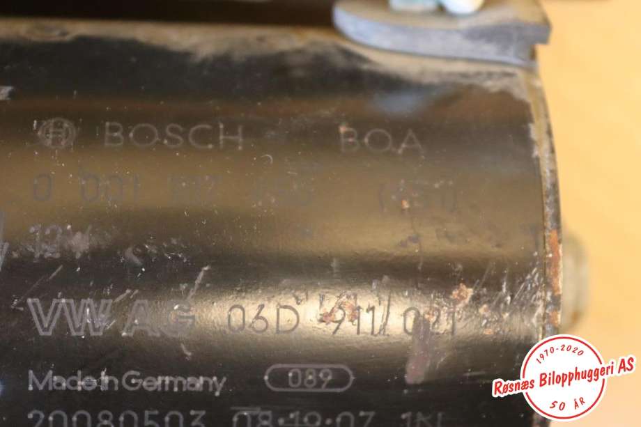 Starter til Audi A4 2007-2014 (Type IV) (B8) (B8) (AUDI||06D911021B)